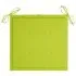 Scaune gradina pliabile cu perne, verde deschis