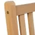 Set 6 bucati scaune de gradina cu perne rosii, rosu