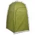 Toaletă portabilă pentru camping, cu cort verde, 10+10 L