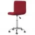 Scaun de bucatarie pivotant, bordo