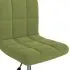 Scaun de bucatarie pivotant, verde deschis
