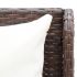 Set 2 bucati canapele de colt pentru gradina, maro, 130 x 62 x 90 cm