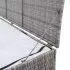Lada de depozitare de gradina, gri, 150 x 100 x 100 cm