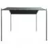 Pavilion cort foisor copertina, antracit, 3 x 3 m