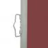 Copertina laterala retractabila de terasa, maro, 100 x 500 cm