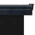 Copertina laterala de balcon, negru, 160 x 250 cm