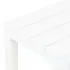 Set 2 bucati banci de gradina, alb, 60 x 38.5 x 45 cm
