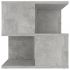 Masa laterala, gri beton, 40 x 40 cm