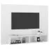 Comoda TV de perete, alb lucios, 120 x 23.5 x 90 cm