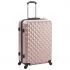 Set valiză carcasă rigidă, 3 buc., roz auriu, ABS