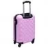 Set de valize cu carcasa rigida, 2 piese, roz, 76 x 48 x 28 cm