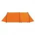 Cort de camping, gri si portocaliu, 175 x 105 cm