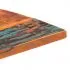 Blat masa dreptunghiular lemn masiv reciclat 25-27 mm, multicolor, 70 x 80 cm 25-27 mm