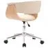 Set 6 bucati scaune de bucatarie pivotante, crem, 59.5 x 58 x 74 cm