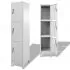  Dulap vestiar cu 3 compartimente, 38x45x180 cm  