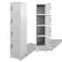  Dulap vestiar cu 4 compartimente 38x45x180 cm  