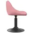  Scaun Bar Roz 46x44x(62,5-77,5) cm Catifea