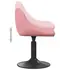  Scaun Bar Roz 46x44x(62,5-77,5) cm Catifea