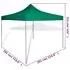41467  Green Foldable Tent 3 x 3 m