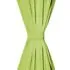  Draperii micro-satin cu bride, 2 buc, 140 x 245 cm, verde