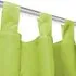  Draperii micro-satin cu bride, 2 buc, 140 x 245 cm, verde