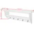  Cuier de haine, stil baroc, alb, MDF
