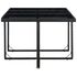  Set mobilier de exterior cu perne, 11 piese, negru, poliratan