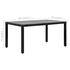  Set mobilier de exterior, 7 piese, negru, poliratan