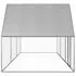  Coteț pentru păsări, 6 x 2 x 2 m, oțel galvanizat