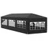 Cort pentru petrecere, 3 x 9 m, antracit