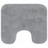  Set covorașe baie, 3 piese, gri, material textil