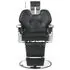  Scaun frizer, negru, 72 x 68 x 98 cm, piele ecologică