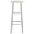  Set mobilier de bar, 3 piese, lemn și oțel