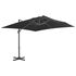  Umbrelă de soare de grădină, bază portabilă, antracit