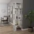  Bibliotecă/Separator, gri beton, 45x24x159 cm, lemn prelucrat