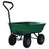  Cărucior manual de grădină basculabil, verde, 300 kg, 75 L