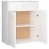  Dulap, alb, 60x30x75 cm, lemn prelucrat
