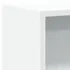  Bibliotecă, alb, 60x24x76 cm, lemn compozit