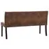  Bancă, maro, 148,5 cm, velur ecologic