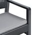  Set mobilier de grădină, 3 piese, antracit, plastic
