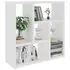  Raft de perete, alb, 45,1 x 16 x 45,1 cm, lemn prelucrat