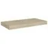  Rafturi de perete suspendate, 2 buc., stejar, 50x23x3,8 cm, MDF