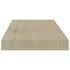  Rafturi de perete suspendate, 2 buc., stejar, 50x23x3,8 cm, MDF