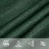  Pânză parasolar, verde închis, 2,5x4 m, 160 g/m², HDPE