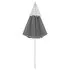  Umbrelă de soare de plajă, antracit, 300 cm