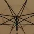  Umbrelă de grădină 3 niveluri, stâlp aluminiu, gri taupe, 3,5 m