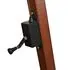  Umbrelă suspendată cu stâlp, gri taupe, 3,5x2,9 m, lemn de brad