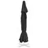  Pânză de schimb umbrelă de soare de exterior negru 500 cm