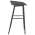 Set mobilier de bar, 5 piese, alb și negru
