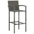  Set mobilier bar de grădină, 5 piese, gri, poliratan